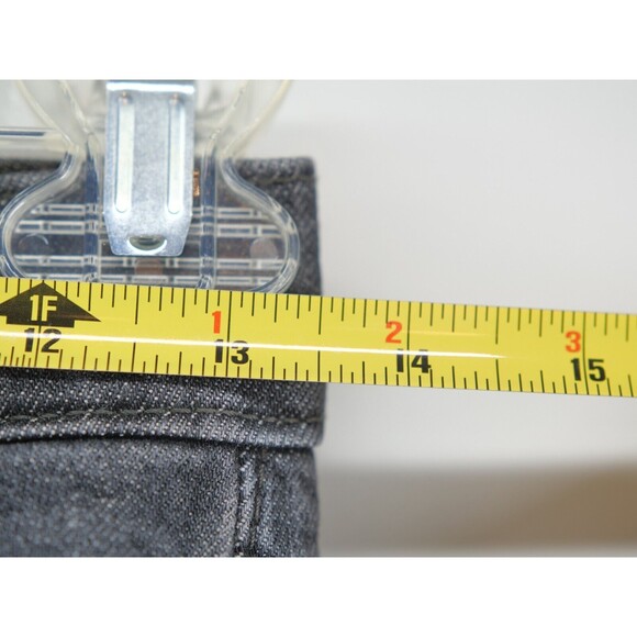 Levi's black wedgie straight button fly‎ denim jeans size 26x26 Raw Hem Women - Picture 4 of 11